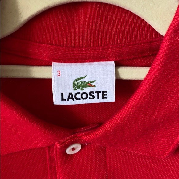 Lacoste red polo - Picture 3 of 7